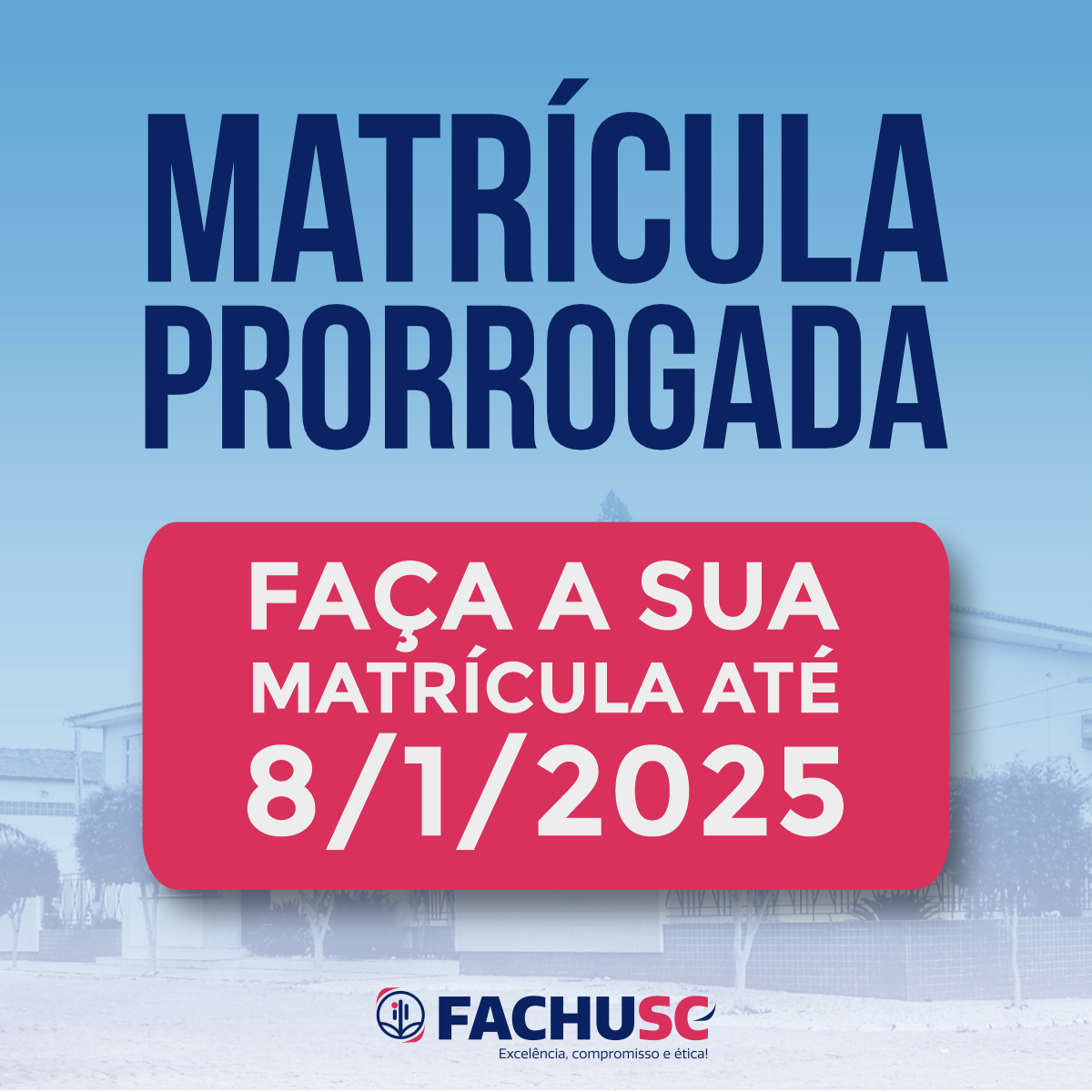 Matrículas prorrogadas.