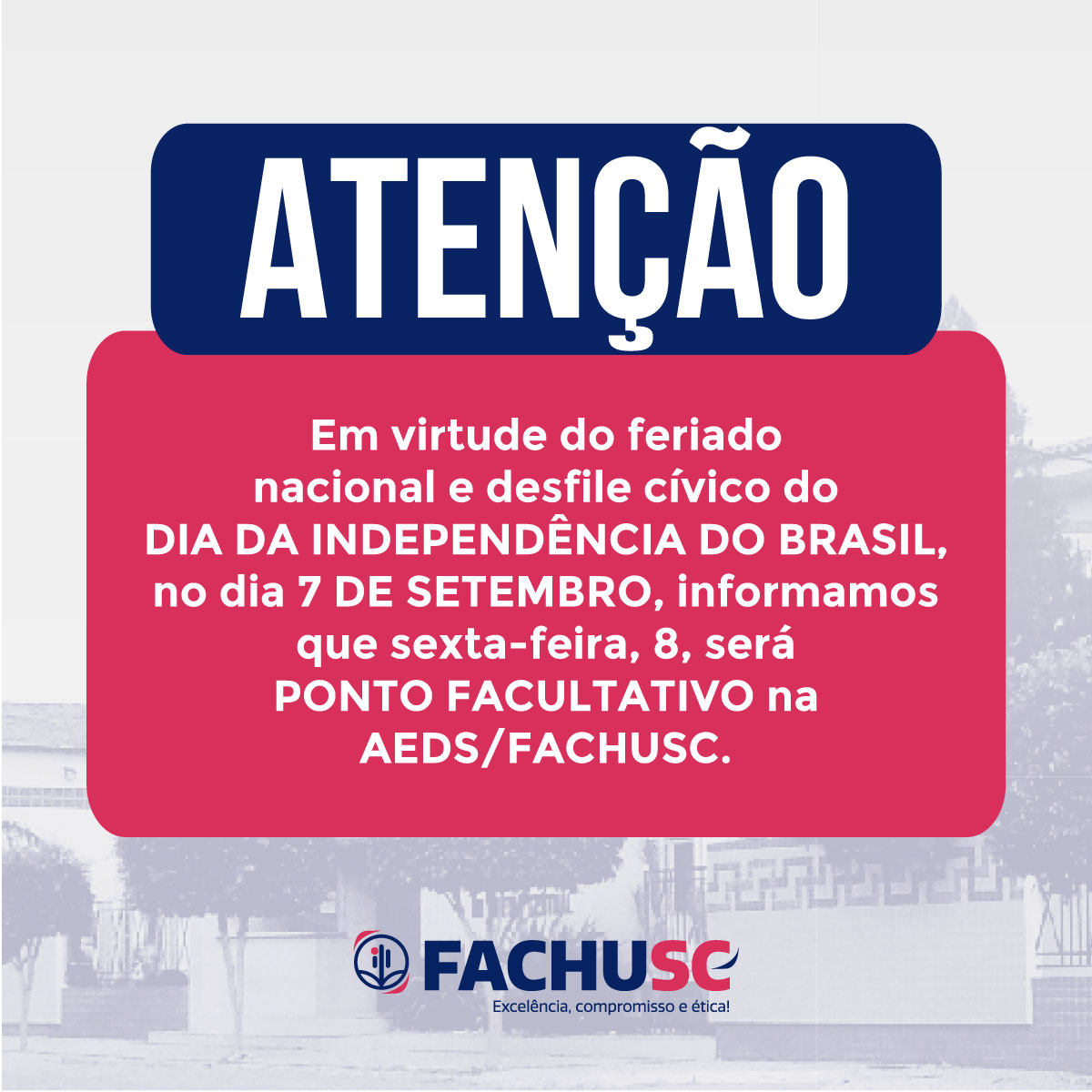 Aviso - Ponto Facultativo