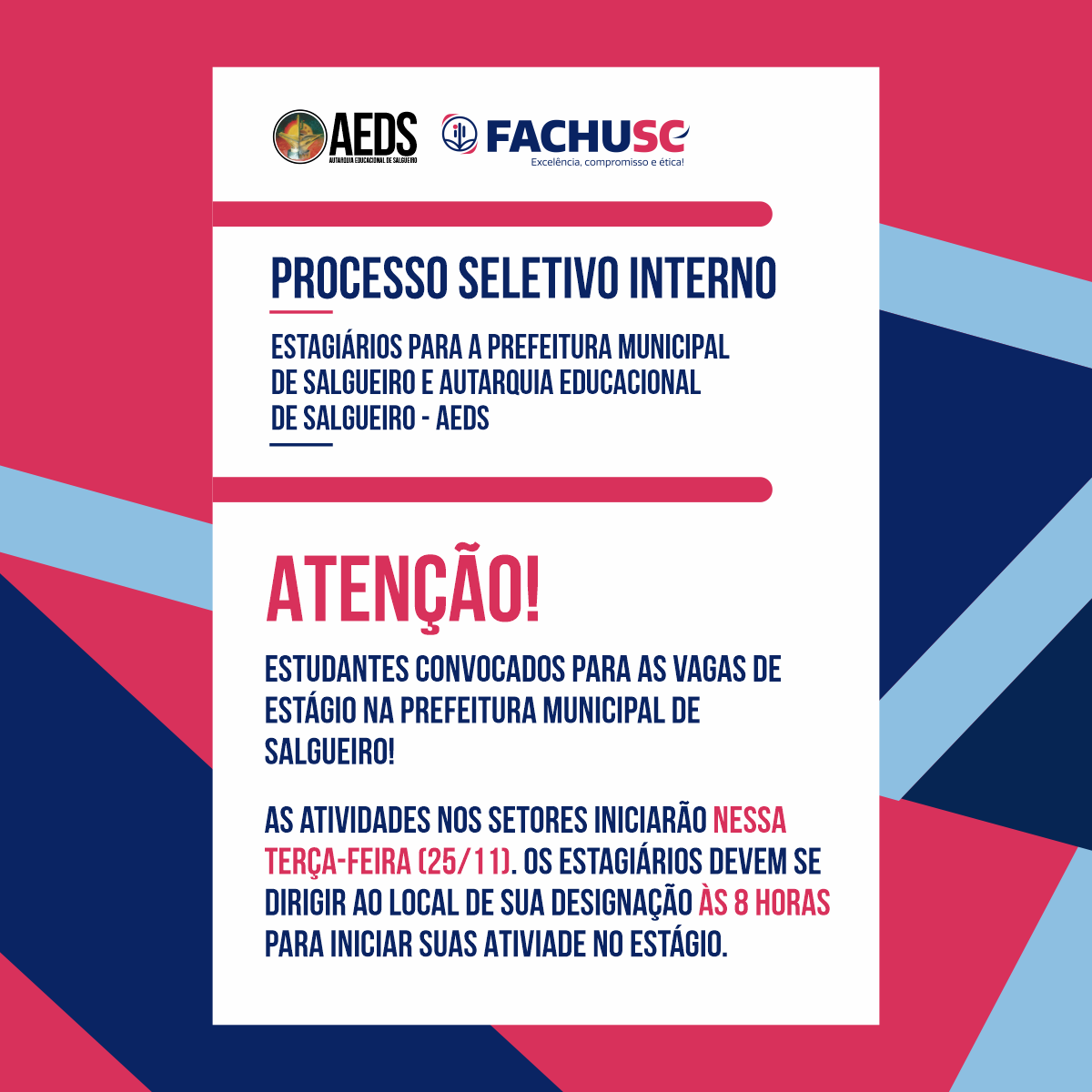 Seleção de Estágios para Prefeitura de Salgueiro