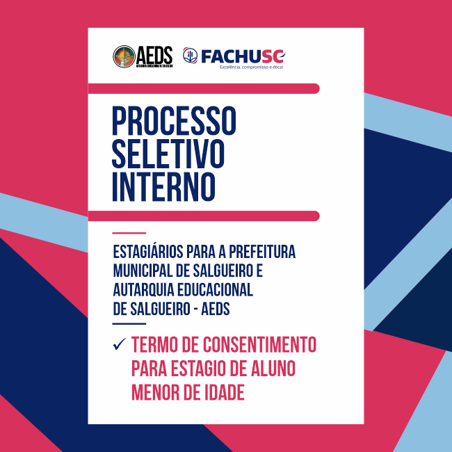 Comando para Estagiários para a Prefeitura Municipal de Salgueiro - Consentimento Menor de Idade.