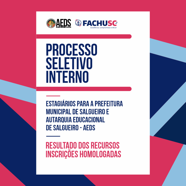 Comando para notícia - Estagiários para a Prefeitura Municipal de Salgueiro 2026.1 - Resultado dos Recursos das Inscrições Homologadas.