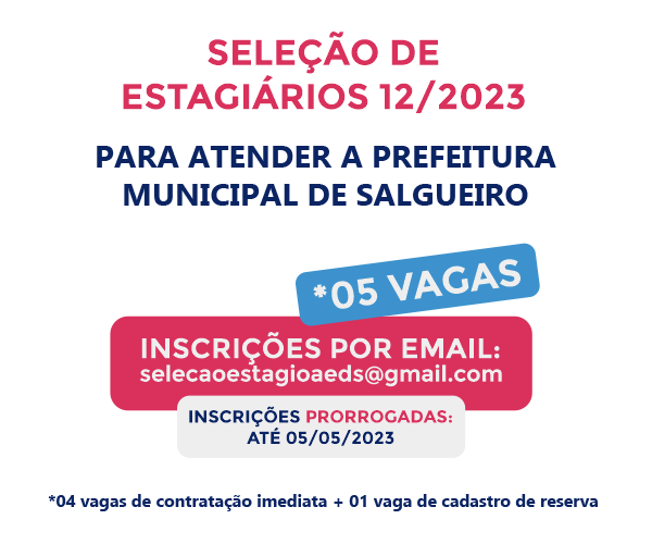 Seleção de Estágios para Prefeitura de Salgueiro